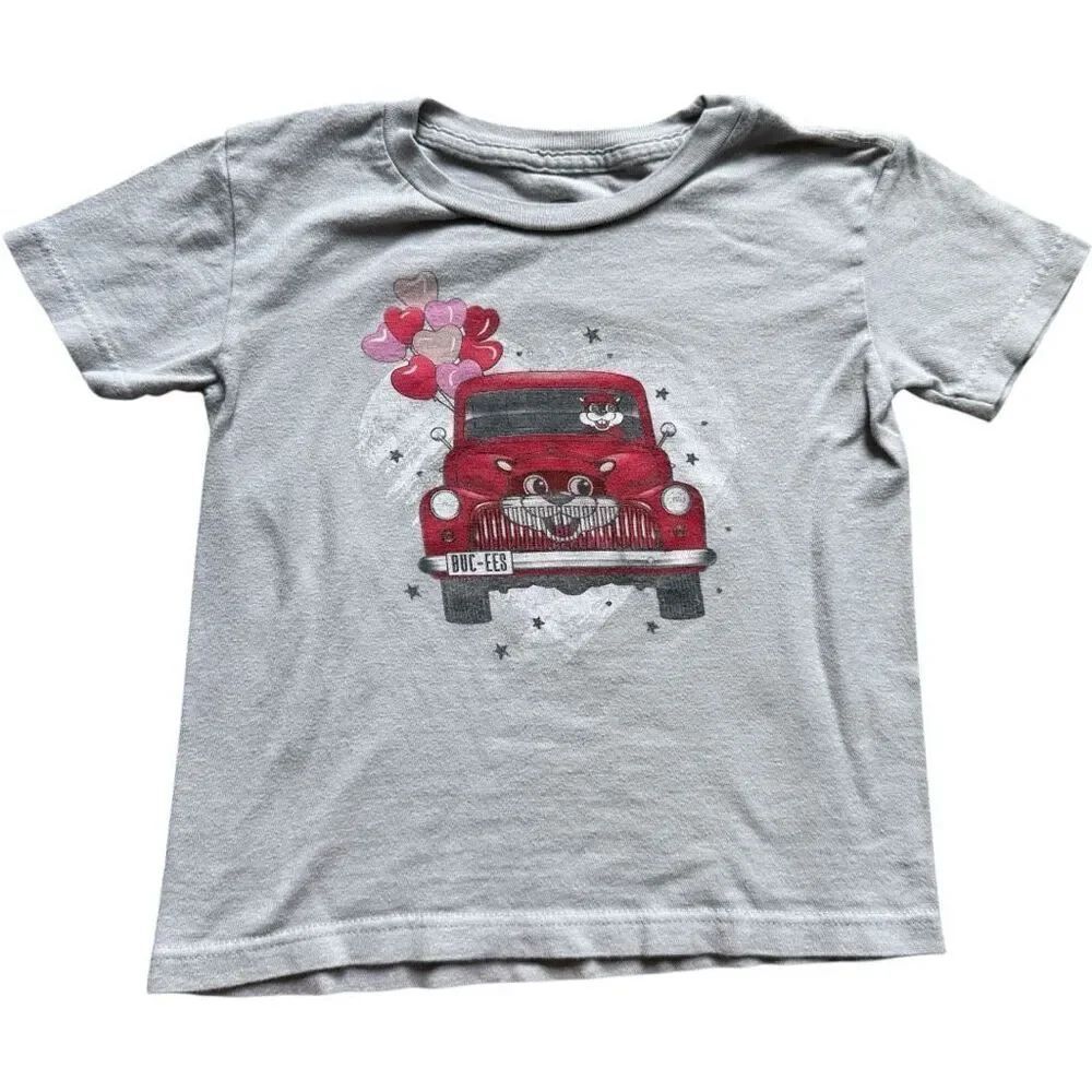 Toddler Unisex Buc-ees Bucees Bucee Beaver Valentines Day Graphic Tee Shirt - 3T